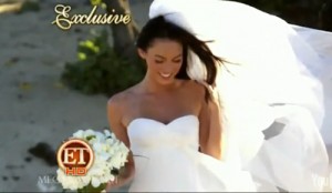Megan Fox wedding, bride photos and video