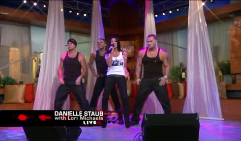 Danielle Staub performs Real Close on WPIX Augutst 24, 2010