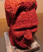 Kevin Bacon Statue made entirely of bacon