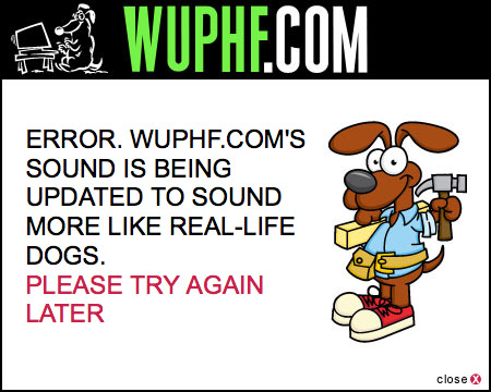 WUPHF.com error message