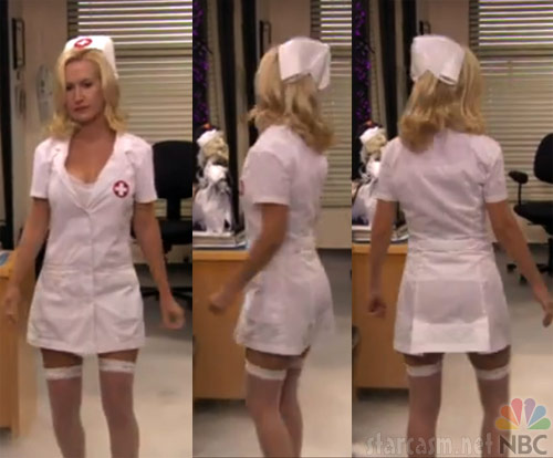 PHOTOS VIDEO Angela As A Sexy Nurse From The Offices