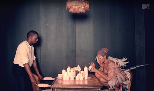 Kanye West from the Runaway music video