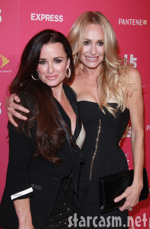 Real Housewives of Beverly Hills Kyle Richards and Taylor Armstrong at Us Weekly's Stars Who Care event