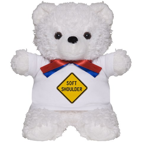 Soft Shoulder teddy bear from Cafe Press