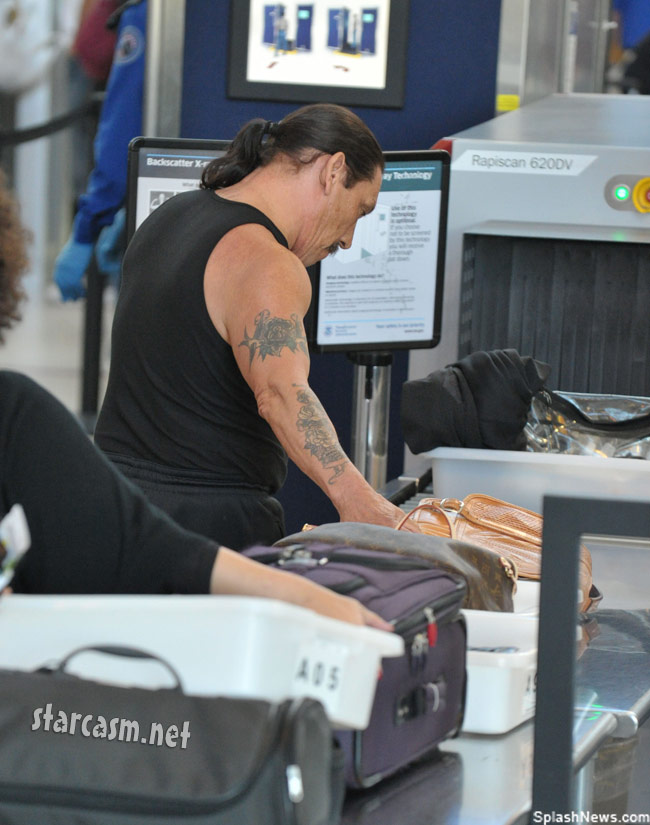 Machete actor Danny Trejo at LAX