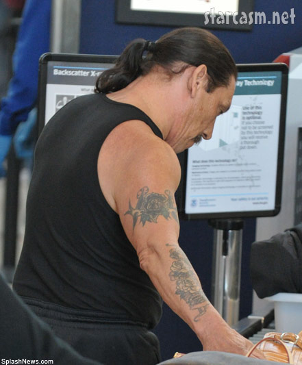 Machete actor Danny Trejo at LAX