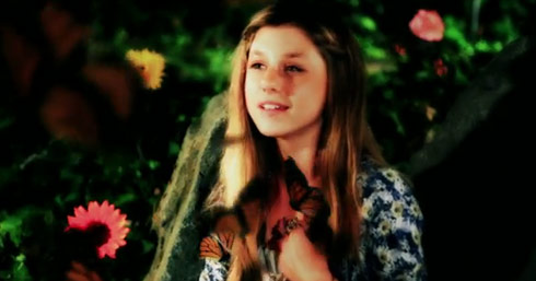 Alana Lee loves her butterflies!