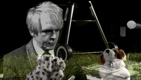 David Lynch films puppets singing with Duran Duran