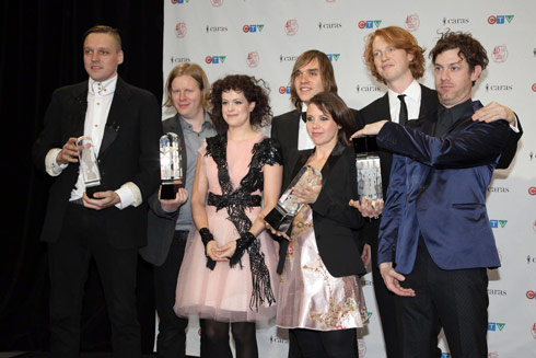 Arcade Fire wins Album of the Year at the at the 2011 Juno Awards