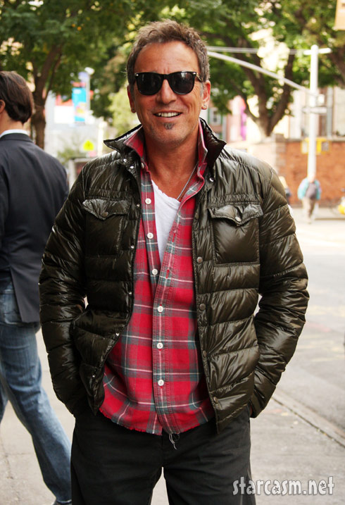 Bruce Springsteen photographed on the streets of NYC in 2010