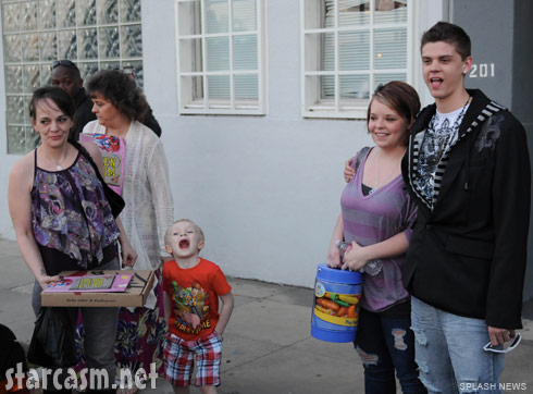 Teen Mom Catelynn and her mom April as well as Tyler in LA for the Season 3 Reunion