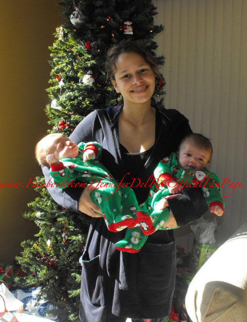 16 and Pregnant's Jennifer Del Rio celebrates Christmas with sons Josh and Noah