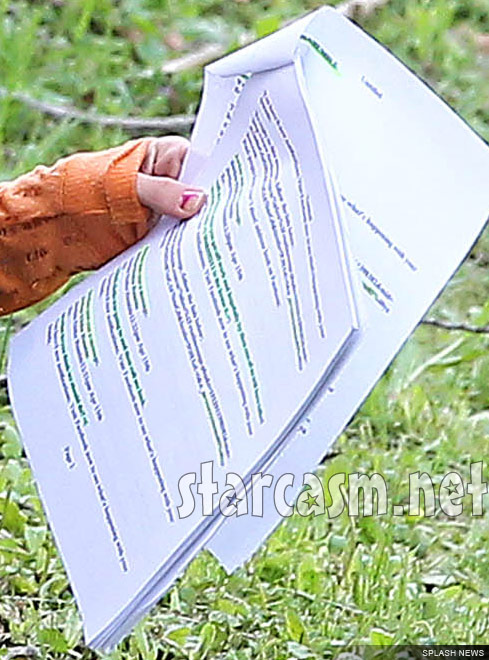 Leah Messer holds her divorce documents. She is divorcing husband Corey Simms
