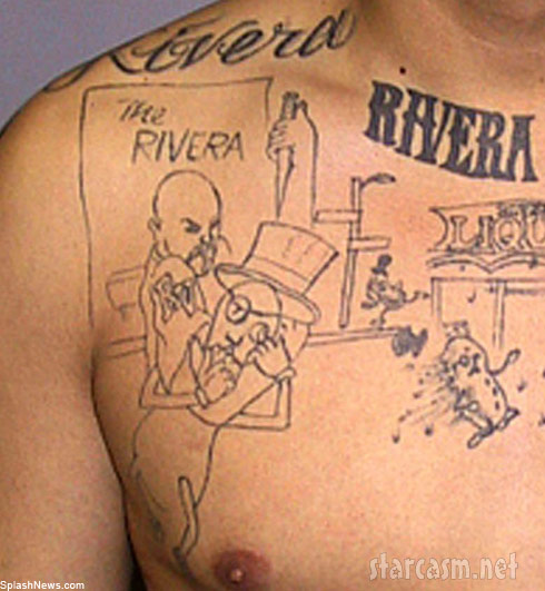 PHOTOS Busted: Man gets murder scene tattoo