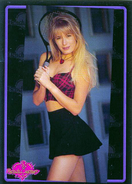 Peggy Tanous as Peggy Farney on a Bench Warmer trading card