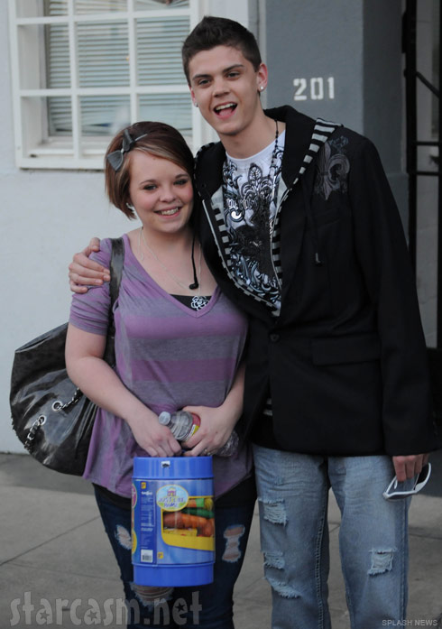 Catelynn Lowell and baby daddy Tyler Baltierra from the original Teen Mom