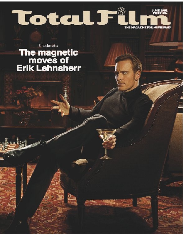 Total Film X-Men: First CLass magazine cover with Magneto Erik Lehnsherr