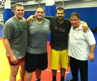 Rulon Gardner returns to the Olympic Training center in April 2011