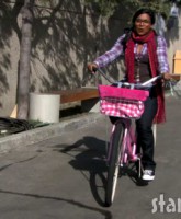 Kelly Kapoor is palne jane in Subtle Sexuality's "Girl Next Door" music video