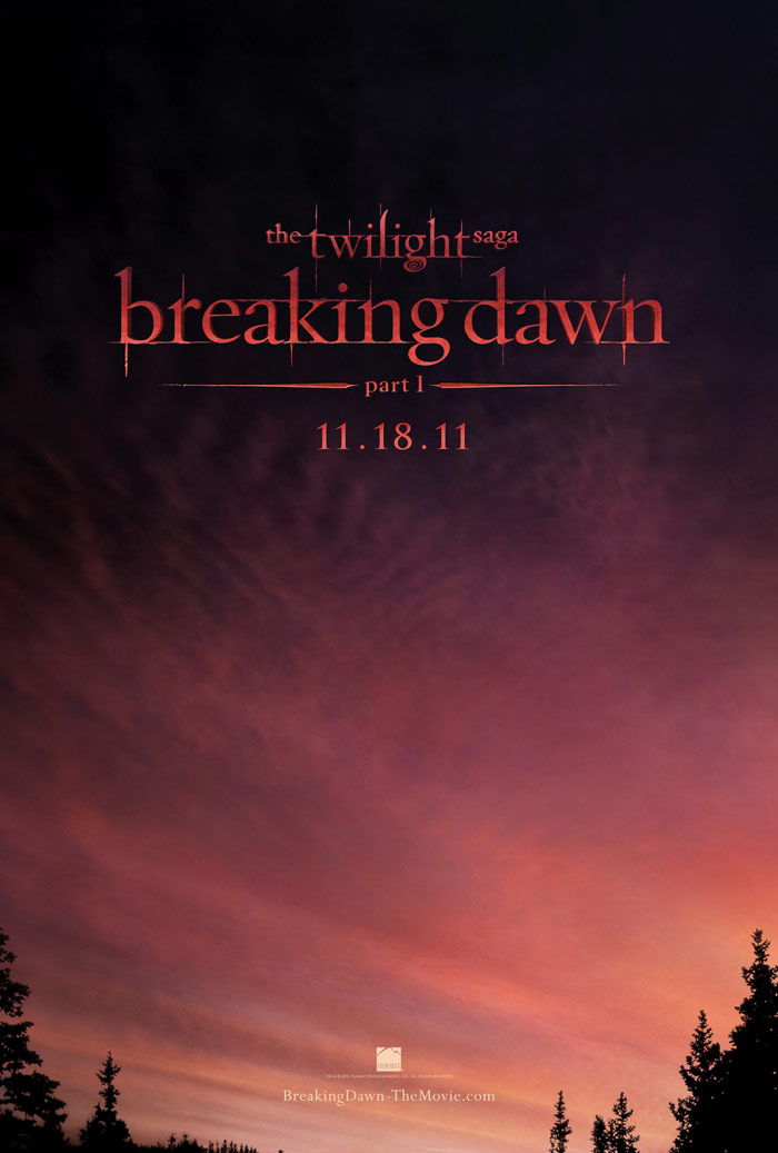 First official movie poster for Breaking Dawn part 1