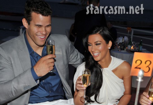 Kim Kardashian and Kris Humphries engaged Monaco fashio show
