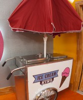 The Ice Cream King ice cream cart from the Big Brother 13 house