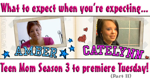 Amber Portwood and Catelynn Lowell Teen Mom Season 3 preview with spoilers
