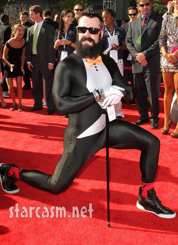 ESPY Awards: San Francisco Giants Pitcher Brian Wilson Sports Spandex  Tuxedo – The Hollywood Reporter