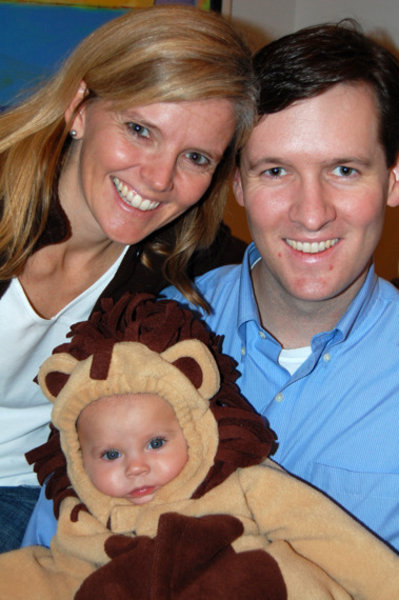 Brandon and Teresa with their adopted daughter Carly, born to Catelynn Lowell of Teen Mom