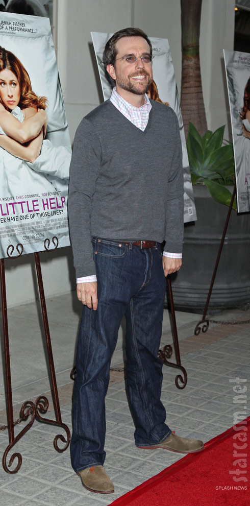 Ed Helms supports The Office cast mate Jenna Fischer at her 'A Little Help' film premiere