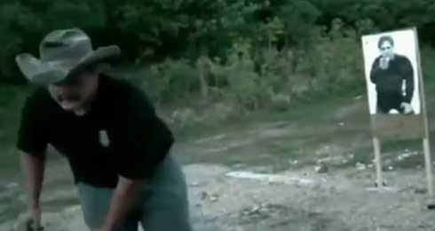 I shot myself in the bleeping leg guy