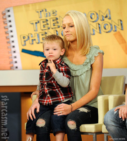 Teen Mom Maci Bookout with son Bentley on Dr. Oz