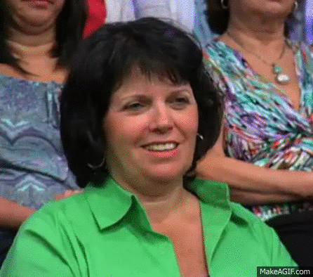 Father Albert audience member Courtney Stodden gif
