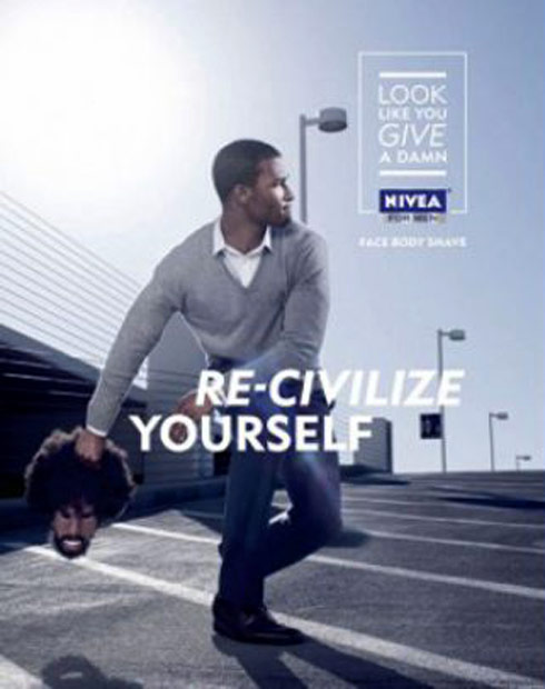 Nivea's Re-civilize yourself advertisement is considered by many to be racist