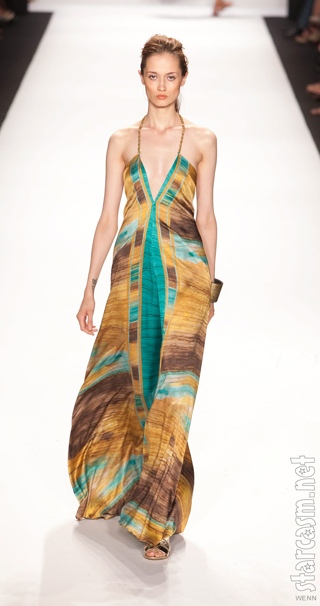 Dress design by Anya Ayoung-Chee for the PRoject Runway Season 9 finale runway show