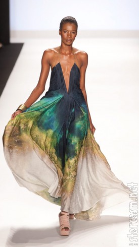 Anya Ayoung-Chee finale collection look at Mercedes Benz Fashion Week