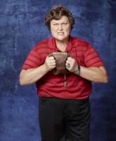 Glee Season 3 cast yearbook photo of Coach Shannon Beiste played by Dot-Marie Jones