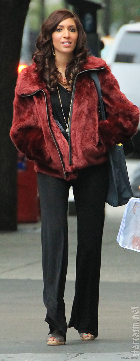 Teen Mom Farrah Abraham in New York City for 2011 MErcedes Benz Fashion Week
