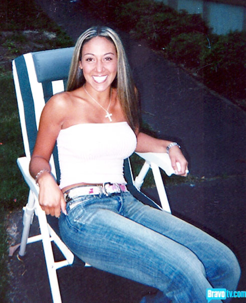 Melissa Gorga before she was one of The Real Hosuewives of New Jersey