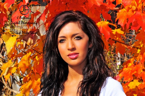 Farrah from Teen Mom poses for a modeling photo in 2009