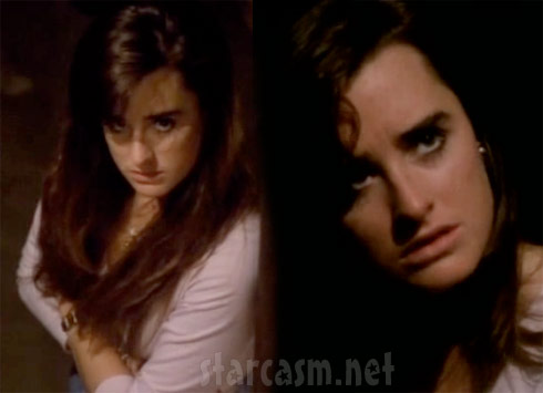 Kyle Richards screen caps from the horror slasher film Curfew in 1989