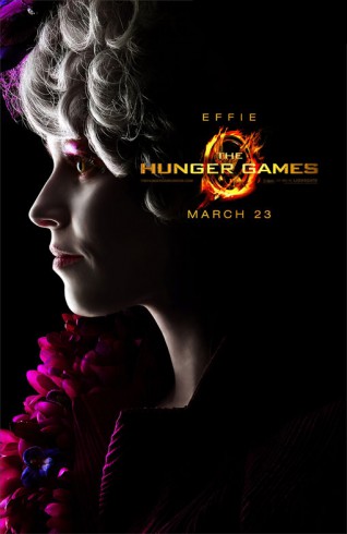 Photo of Elizabeth Banks as Effie Trinket in The Hunger Games character poster