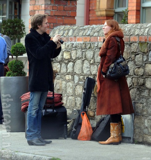 David Rawlings and Gillian Welch share a rare public intimate moment in Dublin Ireland