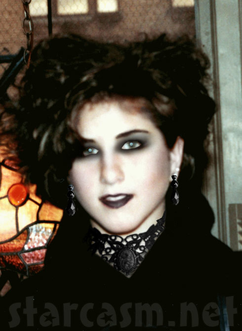 Jennifer Aniston as a goth