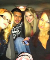 Teen Moms Jenelle Evans and Kailyn Irwin head to a party with friends Hannah and Javi