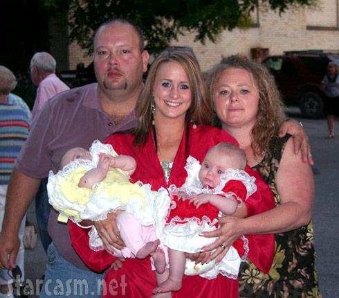 Teen Mom Leah Messer, dad Lee, mom Dawn Spears and daughters Ali and Aleeah