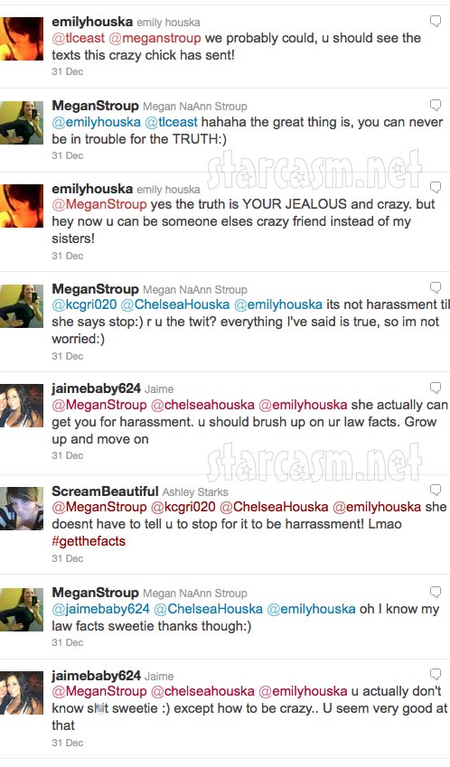 Megan Stroup seems unconcerned about a lawsuit after bashing Chelsea Houska on Twitter