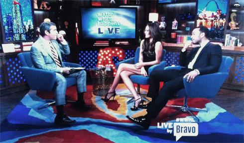 Chrissy Teigen and John Legend on Watch What Happens Live