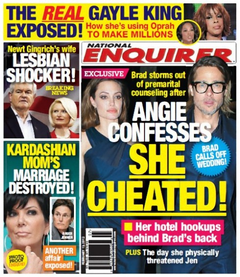 Tabloid covers for the week of February 13, 2012 - starcasm.net