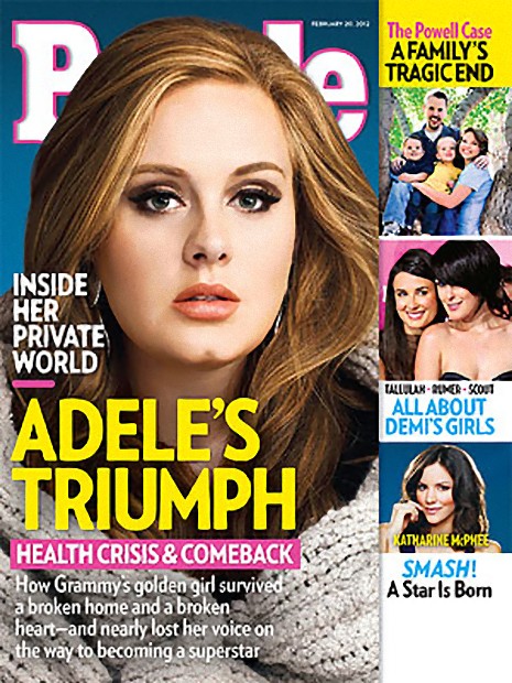 People cover February 20 2012 Adele's Triumph